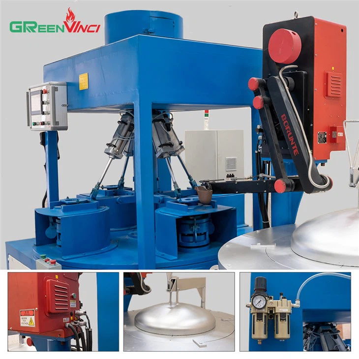 4-stations Automatic Centrifugal Casting Machine (2)